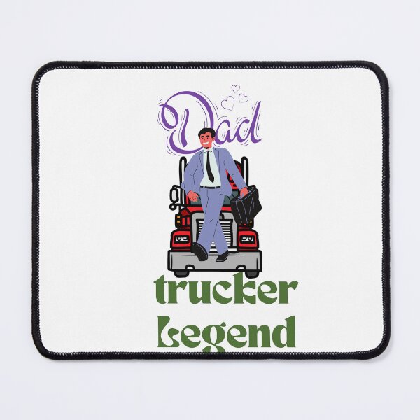 Item preview, Husband Dad Trucker Legend - Family/couple designed and sold by zeddy-store.