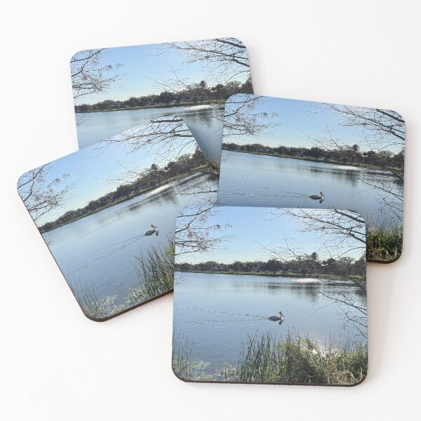 Item preview, White Pelican on Lake designed and sold by Sparkleweather.