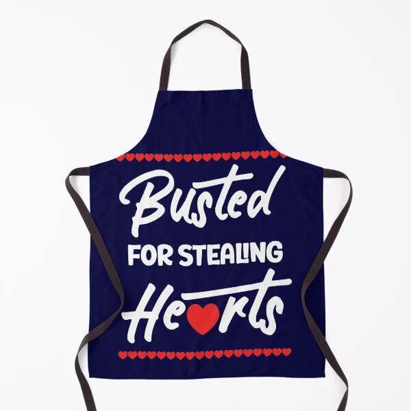 Item preview, Busted for Stealing Hearts Valentines Day Funny designed and sold by Sunnyhova.