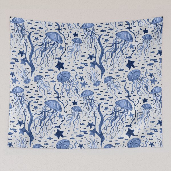 Item preview, I dream of Jellies-blue designed and sold by JeniWardDesign-.