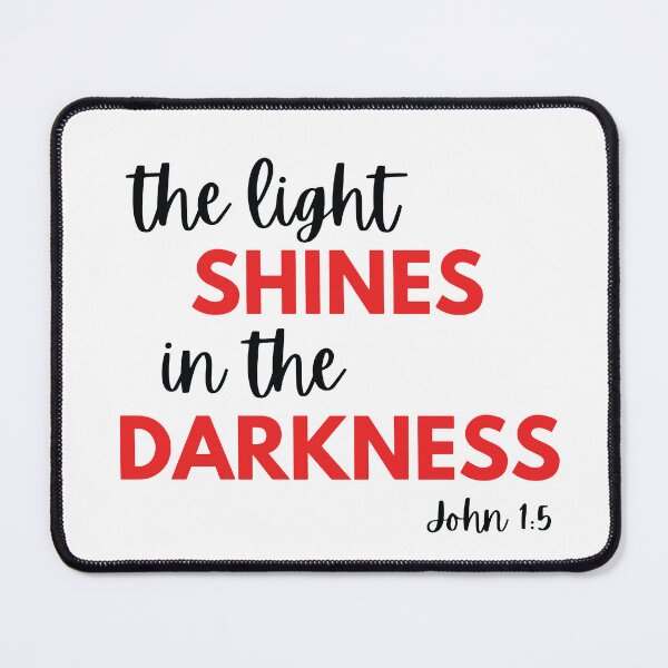 Item preview, John 1:5 Bible verse designed and sold by Rsagur12.