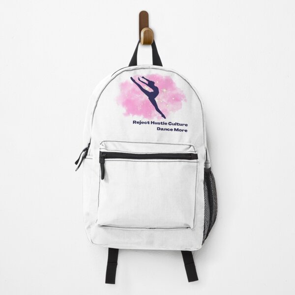 Item preview, Reject Hustle Culture - Dance More (Pink/Female Silhouette) designed and sold by T-WoodCreations.