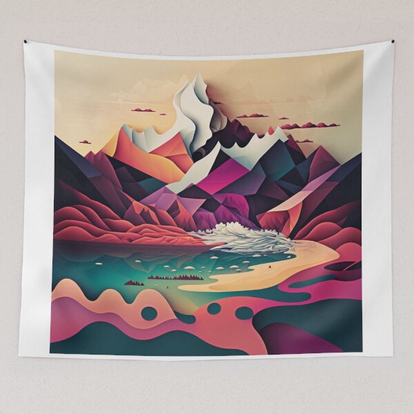 Item preview, Landscape #135 designed and sold by Cheese Design Studio.