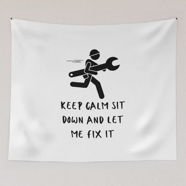 Item preview, Keep Calm Sit Down And Let Me Fix It designed and sold by erion-store.