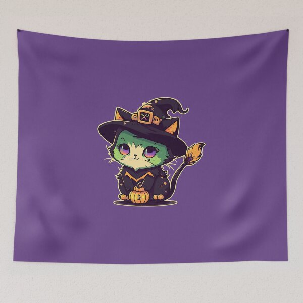 Item preview, Cute Little Witchy Cat designed and sold by ultra-cute.