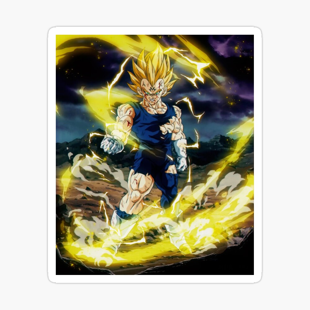 majin vegeta ssj2 iPhone Case by GaleriaDeArte