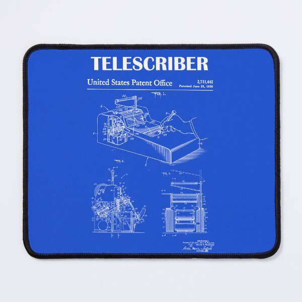 Artikelvorschau, 1955 Telescriber Patent Drawing-Telescribe Blueprint-Vintage Military System Lover Gift Idea entworfen und verkauft von ismdesigner.