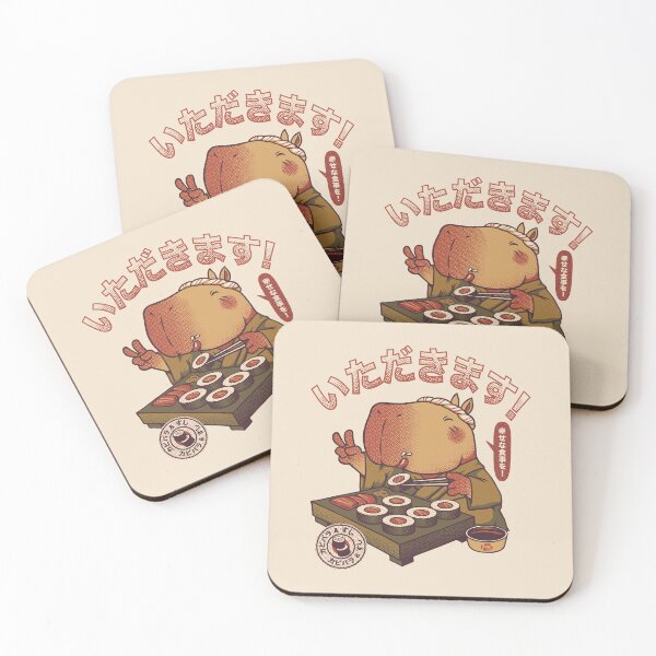 Item preview, Sushi Chef Cute Capybara by Tobe Fonseca designed and sold by Tobe Fonseca®.