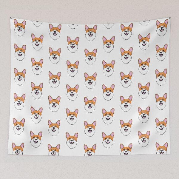 Artikelvorschau, Glücklicher Corgi entworfen und verkauft von AmaiiDesigns.