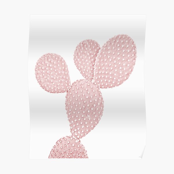 Pink Cactus Poster