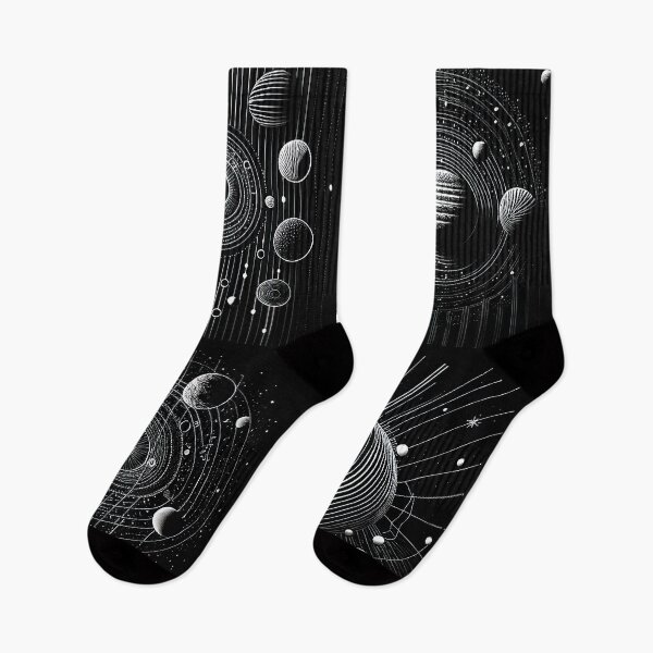 Item preview, Diagrammatic Drawing of Imaginary Universe, Black and White designed and sold by factory88.