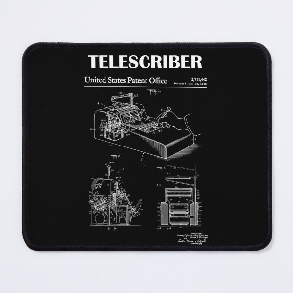 Item preview, 1955 Telescriber patent drawing-Telescribe blueprint -vintage military system Lover Gift Idea designed and sold by ismdesigner.