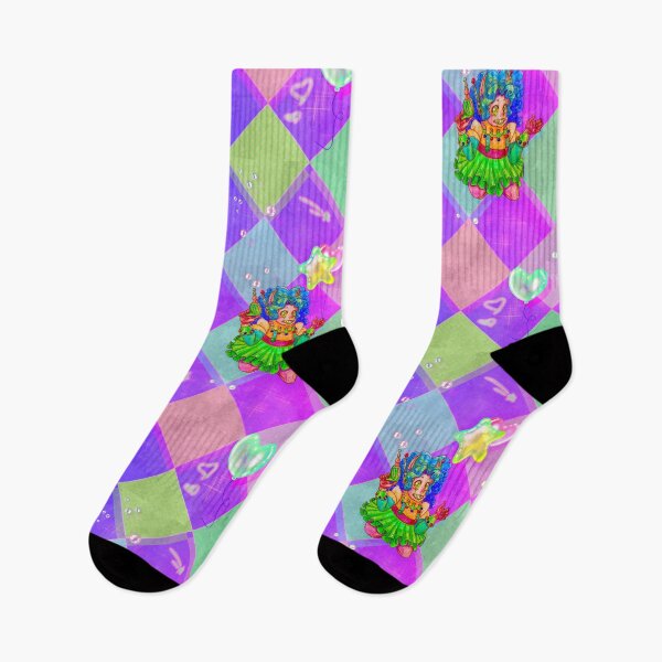 Item preview, Space Polka the Donkey clown (traditional art) designed and sold by Ivané Darkmore.