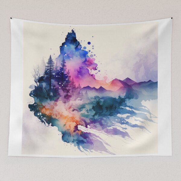 Item preview, Relaxing Watercolor #173 designed and sold by Avocado Design Studio.