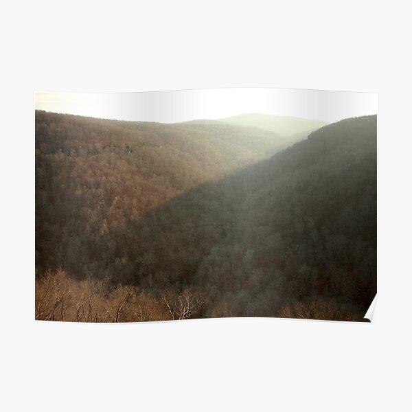 Evening in the Boston Mountains Poster