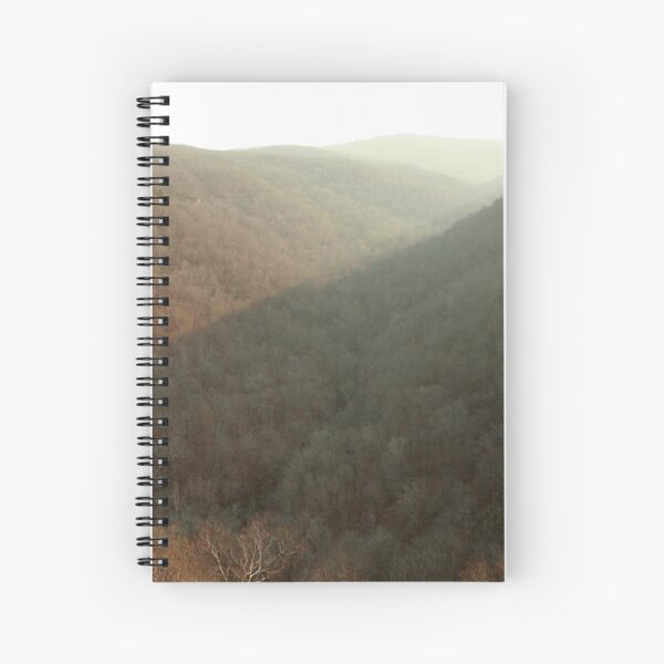 Evening in the Boston Mountains Spiral Notebook