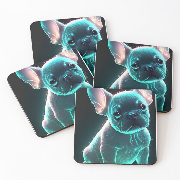 Item preview,  "Bioluminescent cute french bulldog" designed and sold by Mykhailov.