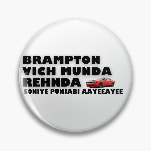 Item preview, Brampton vich munda rehnda designed and sold by ThyMagi.