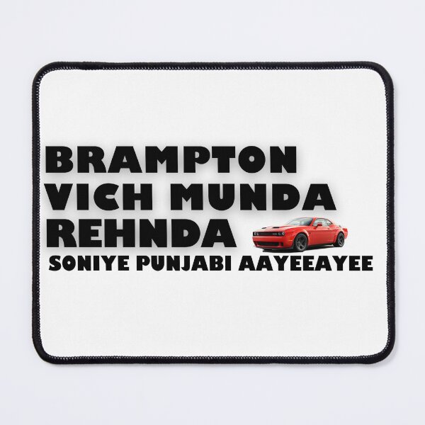 Item preview, Brampton vich munda rehnda designed and sold by ThyMagi.