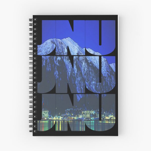 Item preview, Juneau, Alaska JNU Dusk Cityscape Repeating Pattern designed and sold by CrabbyLobster.