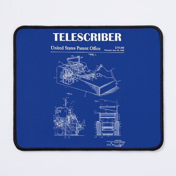 Artikelvorschau, 1955 Telescriber Patent Drawing-Telescribe Blueprint-Vintage Military System Lover Gift Idea entworfen und verkauft von ismdesigner.
