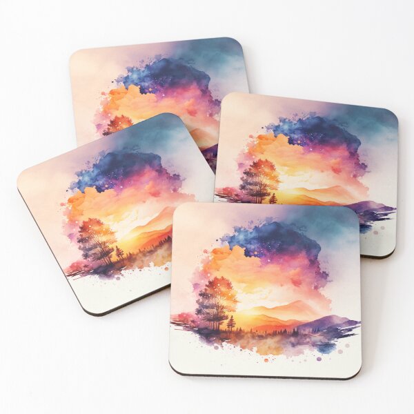 Item preview, Relaxing Watercolor #175 designed and sold by Avocado Design Studio.