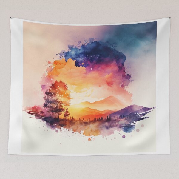 Item preview, Relaxing Watercolor #175 designed and sold by Avocado Design Studio.