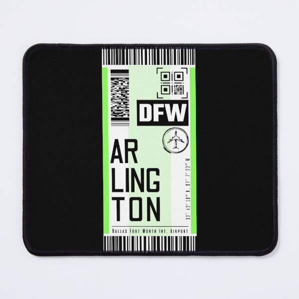 Item preview, ARLINGTON Texas classic luggage tag stickers designed and sold by LeddsoDello.
