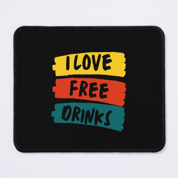 Item preview, I Love Free Drinks , Aesthetic Baby Crop Top , 2000s Inspired Tee, Y2K Slogan Graphic T-Shirt , Birthday Gift For Her designed and sold by dirlkhiat.