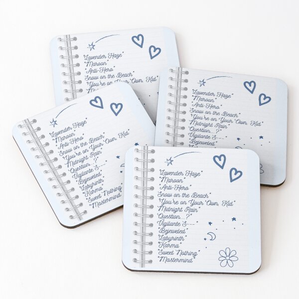 Item preview, Midnights By TS Notebook Print designed and sold by Femme Pastel Collective.