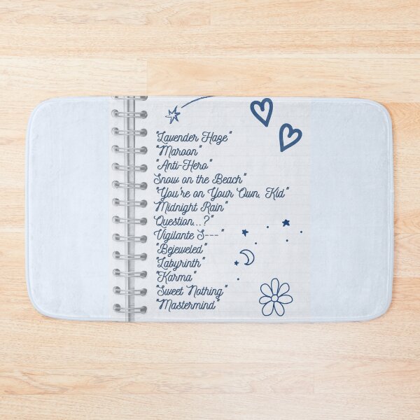 Item preview, Midnights By TS Notebook Print designed and sold by Femme Pastel Collective.