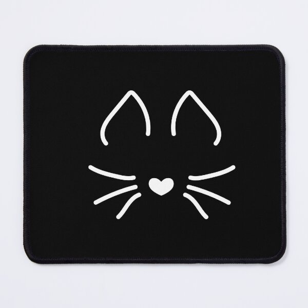 Item preview, kitty face outline designed and sold by orchidgd.