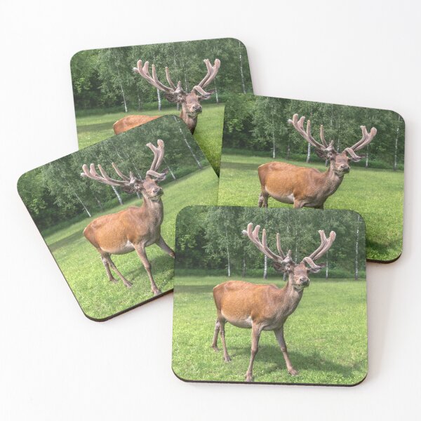 Item preview, Portrait of a majestic red deer designed and sold by AlbertMi.