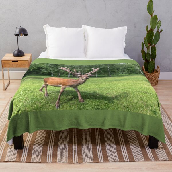 Item preview, Portrait of a majestic red deer designed and sold by AlbertMi.