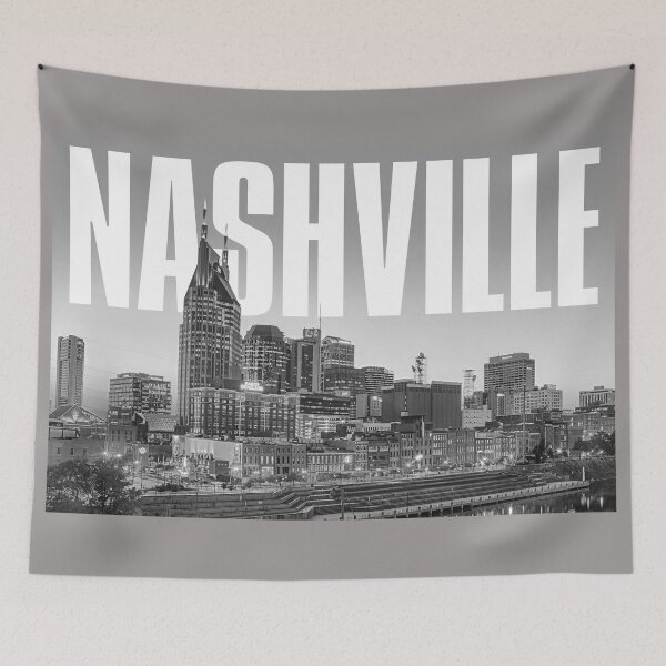 Item preview, Nashville Cityscape designed and sold by TIGERDAVER.