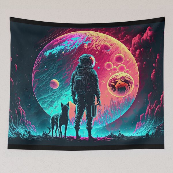 Item preview, Even On Other Planets, Astronauts Cannot Escape Cats designed and sold by JoeBurgett.
