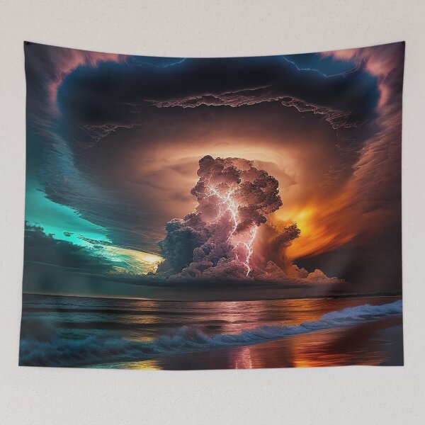 Item preview, Insane weather phenomenon: Colorful Sky designed and sold by RK - Shop.