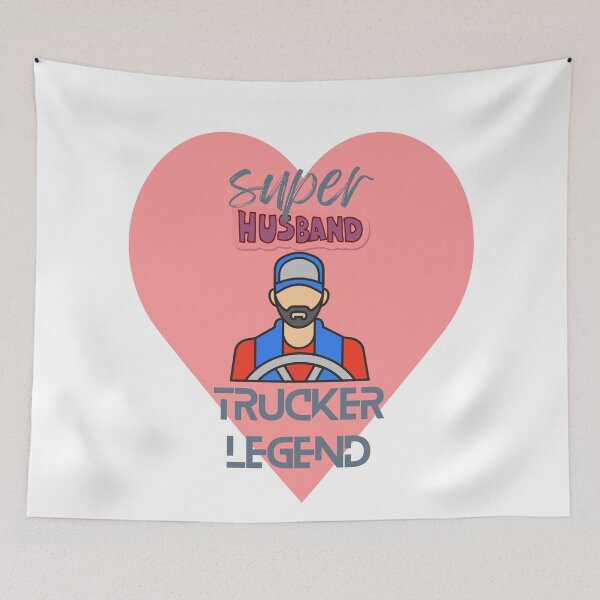 Item preview, Copy of Husband Dad Trucker Legend - Family/couple designed and sold by zeddy-store.