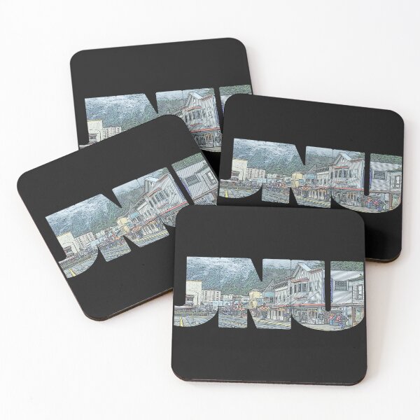 Item preview, Juneau, Alaska JNU Paisaje urbano matutino designed and sold by CrabbyLobster.
