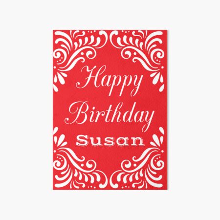 Happy Birthday Susan | Magnet