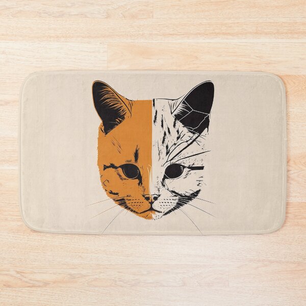 Item preview, Cat Face Lines Dual Colors designed and sold by DreadX3.