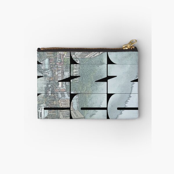 Item preview, Juneau, Alaska JNU Downtown Cityscape Repeating Pattern designed and sold by CrabbyLobster.