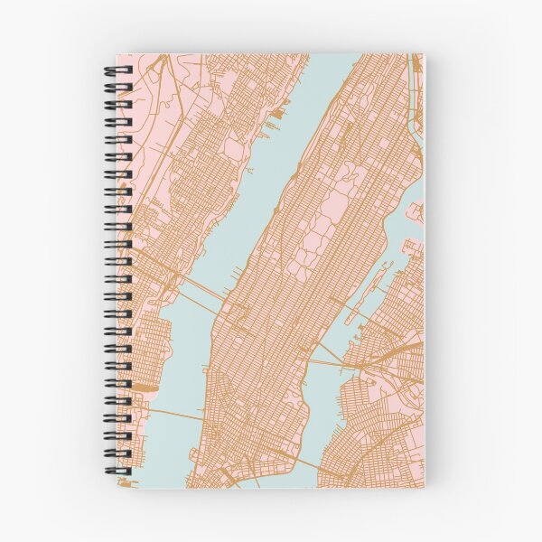 Item preview, Pink and gold manhattan New York designed and sold by AnnaGo.