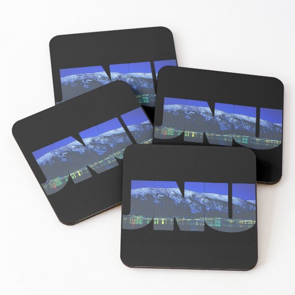 Item preview, Juneau, Alaska JNU Anochecer Paisaje urbano designed and sold by CrabbyLobster.