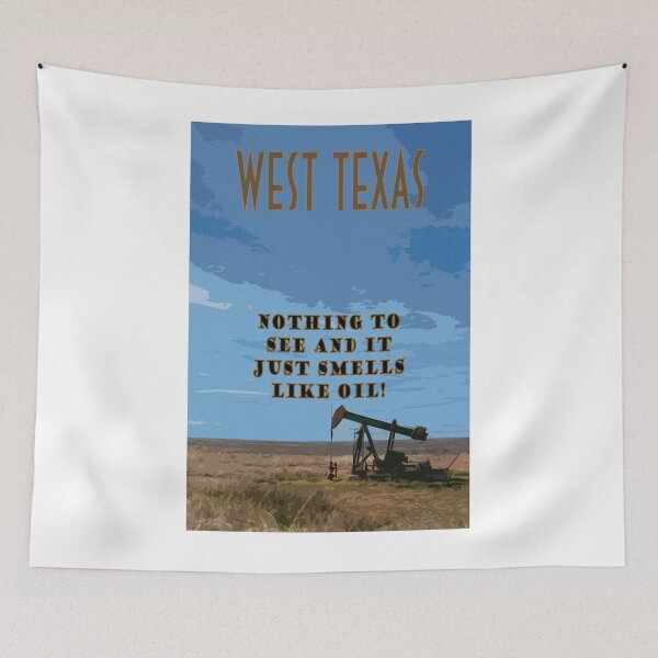 Item preview, West Texas Funny Travel Poster designed and sold by loggeron30.