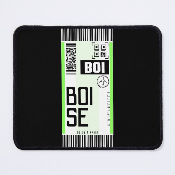 Item preview, BOISE BOI classic luggage tag stickers designed and sold by LeddsoDello.