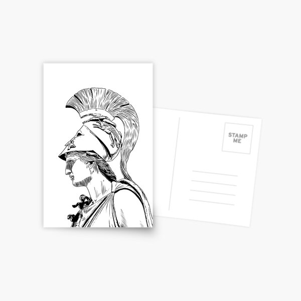 Pallas Athena Postcards Redbubble