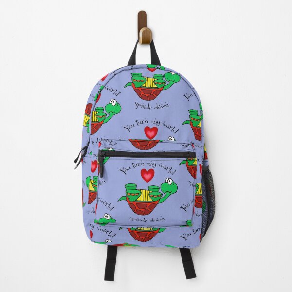 Item preview, Funny Upside Down Turtle Love Cartoon designed and sold by Nature's Fancy.