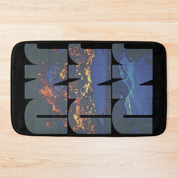 Item preview, Juneau, Alaska JNU Night Cityscape Repeating Pattern designed and sold by CrabbyLobster.