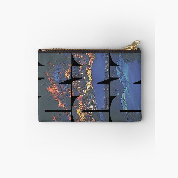 Item preview, Juneau, Alaska JNU Night Cityscape Repeating Pattern designed and sold by CrabbyLobster.